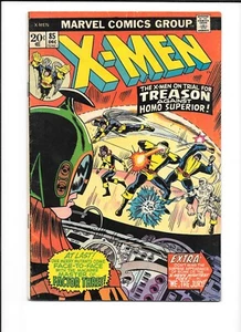 The X-Men #85 Marvel, 1973 edición de impresión inferior Edad de Bronce X-Men en estado bastante bueno - 7,5 - Imagen 1 de 2