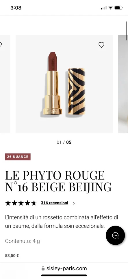 LE PHYTO ROUGE - Sisley - 16 BEIGE BEIJING - Image 1 of 3