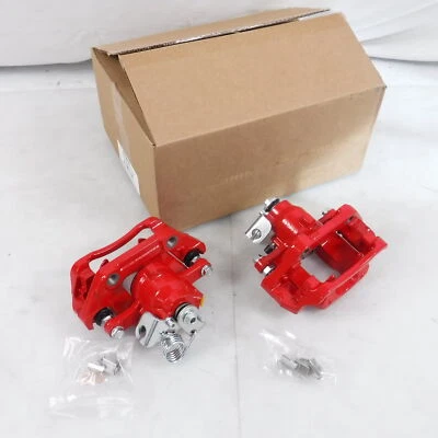 Par de pinzas de freno traseras flotantes Power Stop S5262 rojas para Ford Flex 2010-2019 Foto 1 de 4