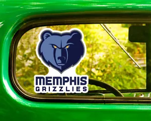 2 MEMPHIS GRIZZLIES STICKER Decal Bogo For Car Bumper Free Shipping Travel Mug - Picture 1 of 1