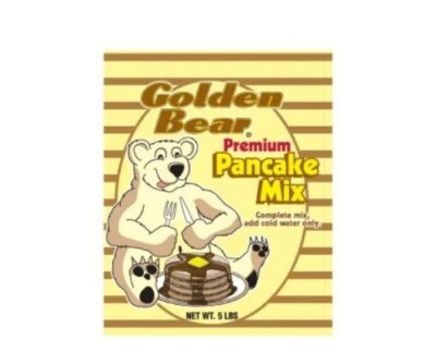 TEC FOODS Golden Bear Waffle Mix 6/5lbs Bags (FREE SHIPPING)