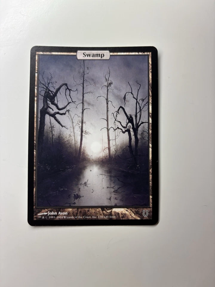 MTG Magic the Gathering Unhinged Full Art Land Sumpf / Swamp EN - Bild 1 von 1