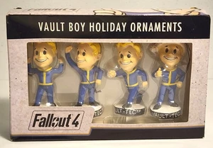 2015 Thinkgeek Fallout 4 Vault Boy Holiday Ornaments - Picture 1 of 10