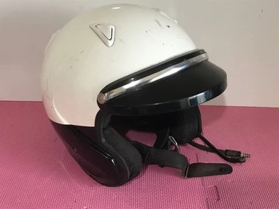 Casco de motocicleta Arai Snell negro/blanco cara abierta clásico LE2 DOT XL #8 Foto 1 de 4