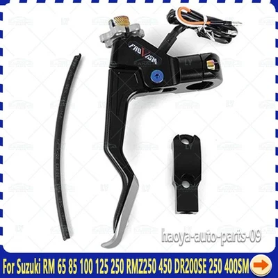7/8" 22mm Handlebar 2 Finger Stunt Clutch Lever For Suzuki RM85 RMZ250 DR DRZ400 - Image 1 of 4
