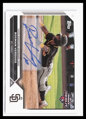 2023 Topps Pro Debut Autographs #PD-44 Rosman Verdugo ACL Padres RC SP JA - Image 1 of 2
