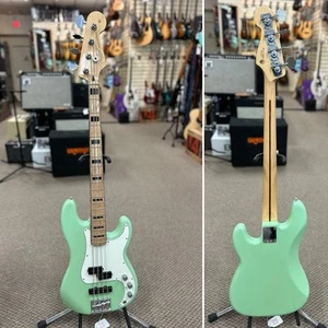 Fender (Mexico) FSR Deluxe Precision Bass - Sea Foam Green Metallic - Picture 1 of 15