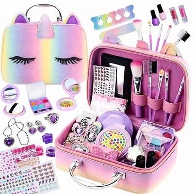 Kids Make Up Set Girls Make Up Case Girls - 30 PCS Washable Make Up Child - Image 1 of 4