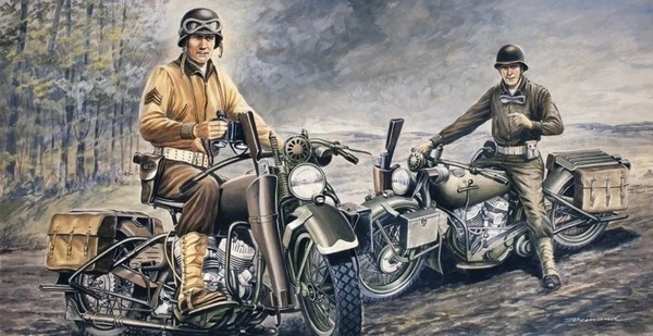 U.S.MOTORCYCLES WWII KIT 1:35 - Immagine 1 di 1