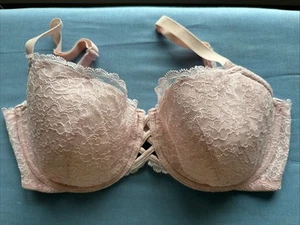Victoria's Secret Pink Lace 36DD Very Sexy Balconet Bra - Picture 1 of 5