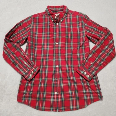 Cherokee Red Flannel Boys Size XL 16/18 Plaid Long Sleeve Button Up Shirt - Image 1 of 4