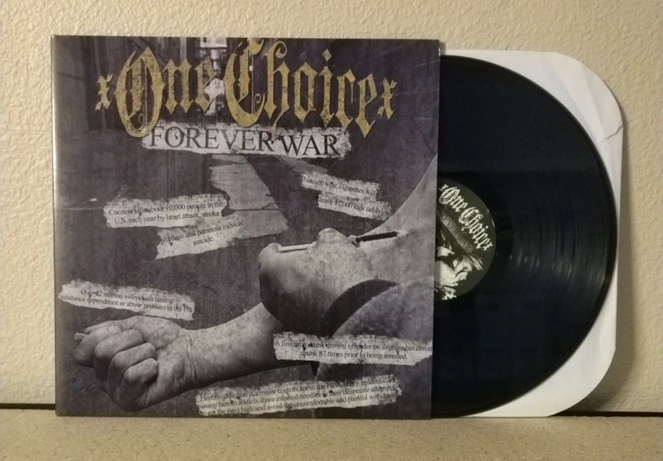 ONE CHOICE Forever War LP sxe hc EARTH CRISIS INTEGRITY TERROR ROB MERTZ - Image 1 of 1