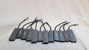 Job Lot 10x HUBS USB-C assortis avec USB-C USB-A & HDMI - Photo 1 sur 15