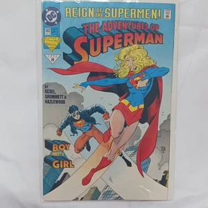 The Adventures of Superman #502 by Kesel Grummett Hazlewood DC 1993 - Picture 1 of 3