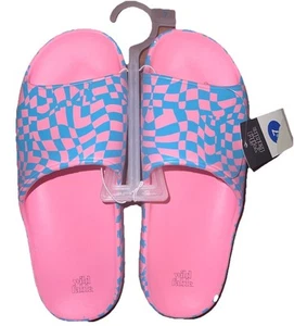 Wild Fable Robbie Damen-Pantoletten Sandalen pink türkis blau Größe 7 - Bild 1 von 3