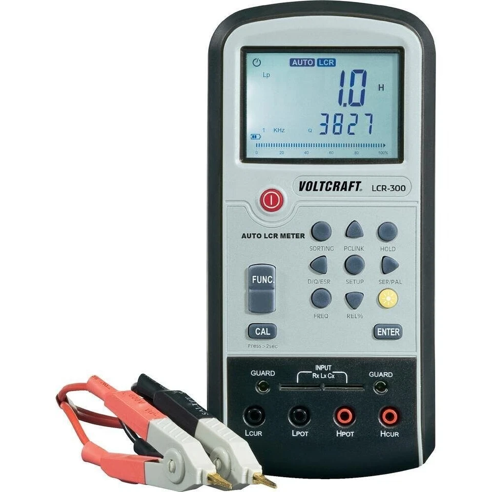 Voltcraft LCR-300 Komponententester Multimeter CAT I Anzeige 1728897 - Bild 1 von 1
