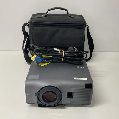 NEC VT440K LCD Desktop Projector w/ Carry Bag & Cords Working (H8) W#632 - Image 1 of 4