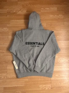 Hoodie essentials fear of god size M grey - Imagen 1 de 8