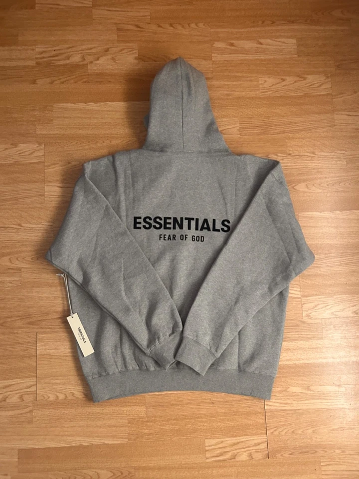 Hoodie essentials fear of god size M grey - Imagen 1 de 4