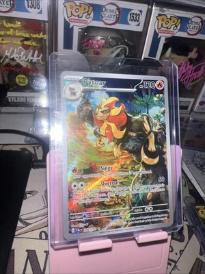 Pyroar Pokemon Card NM SV02 Paldea Evolved 200/193 Illustration Rare TCG Holo  - Image 1 of 4