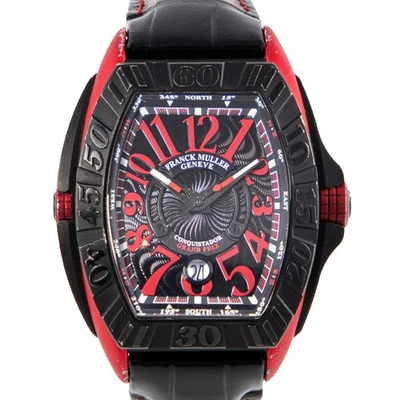 Franck Muller Conquistador GPG esfera negra 55 mm x 47 mm PVD titanio Foto 1 de 4