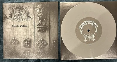HORNA Adventus Satanae GREY 7” EP Limit 111 Archgoat Satanic Warmaster Beherit - Image 1 of 4