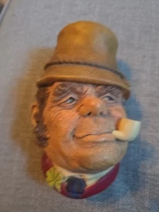 Vtg "Bossons England 1969 PADDY THE IRISHMAN" Wall Hanging Chalkware Head - Picture 1 of 18