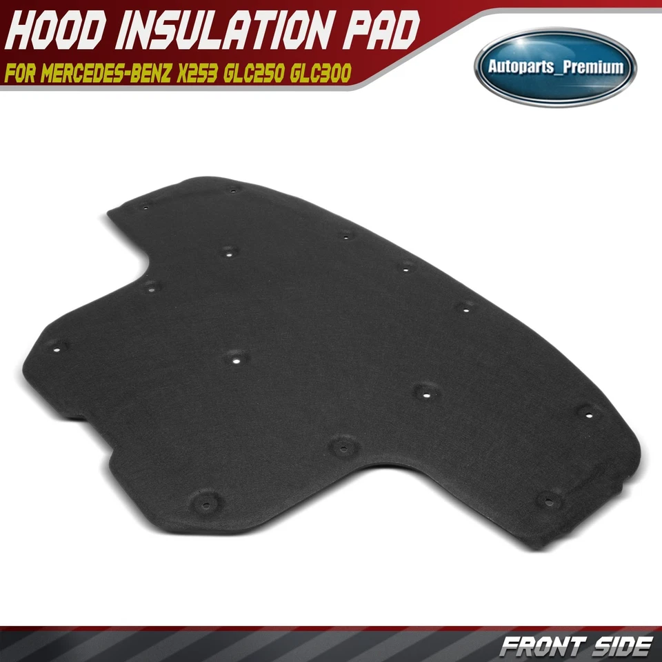 Almohadilla de panel de aislamiento del capó del motor para Mercedes-Benz X253 GLC250 GLC300 GLC300e Foto 1 de 4