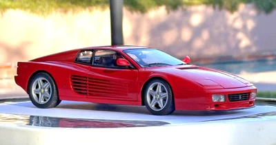 Ferrari 512Tr Kyosho 1/18 sin exhibir rojo estado 08423R inspección Foto 1 de 4