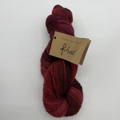 Manos Del Uruguay Fino Garnet Brooch 70/30 Extrafine Merino/ Silk 3.5oz 490yd - Image 1 of 4