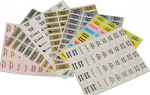 Personalised Name Labels, Pencil Stickers, Vinyl Tag, Waterproof, Small 22x9 mm - Picture 1 of 33