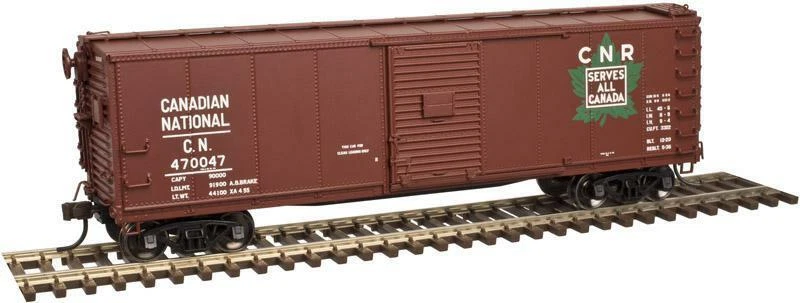 Coche de caja de acero Atlas escala HO 20004356 USRA Canadian National # 470047 Foto 1 de 1