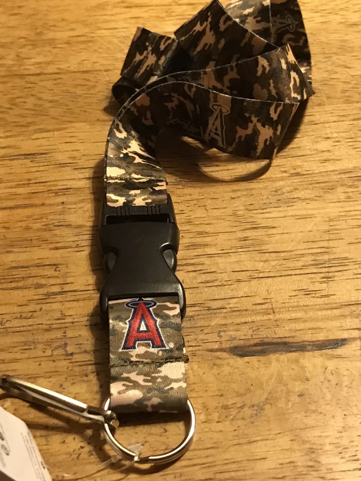 BRAND NEW MLB ANAHEIM ANGELS CAMO LANYARD CTM2 - Image 1 of 1