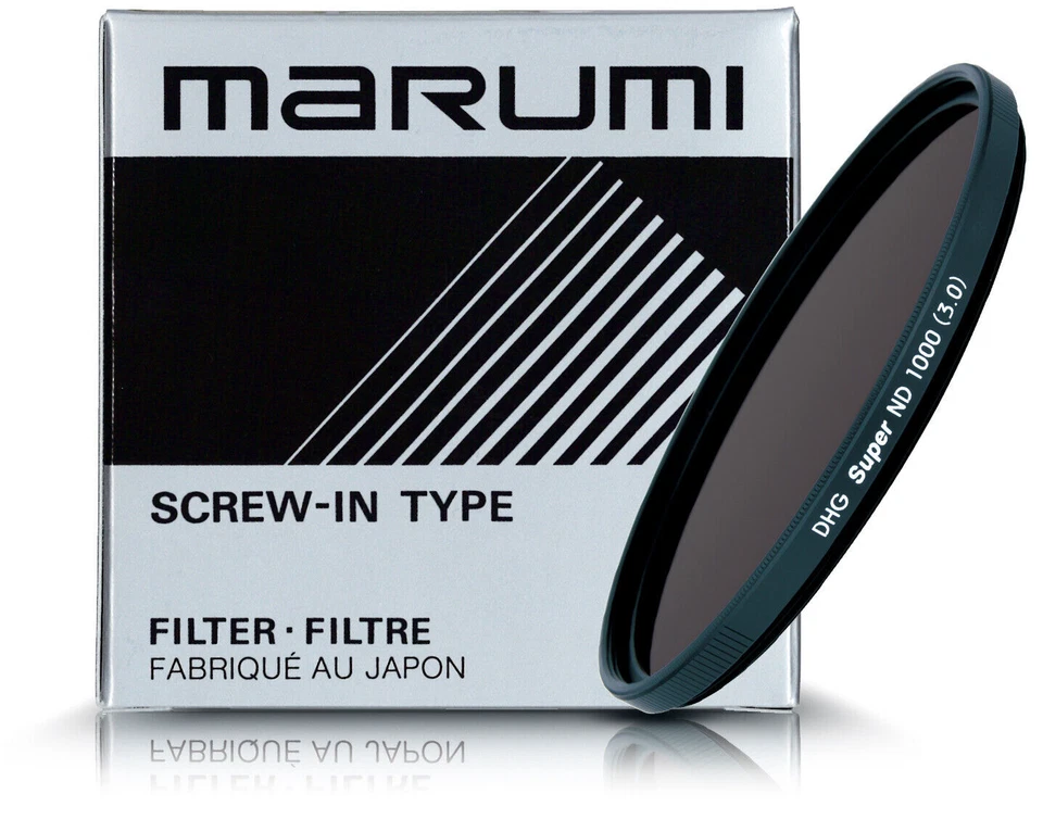 Marumi DHG ND1000 Super Neutral Density Filters (3.0) Sizes 49mm - 82mm - Image 1 of 2
