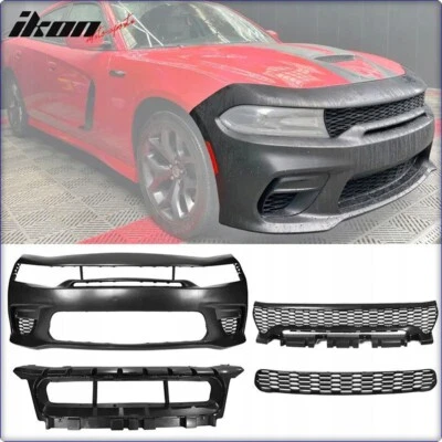 KOMPLETT STOßSTANGE VORNE FÜR DODGE CHARGER 2015 - 2024 SRT 2021+ STIL - Bild 1 von 4