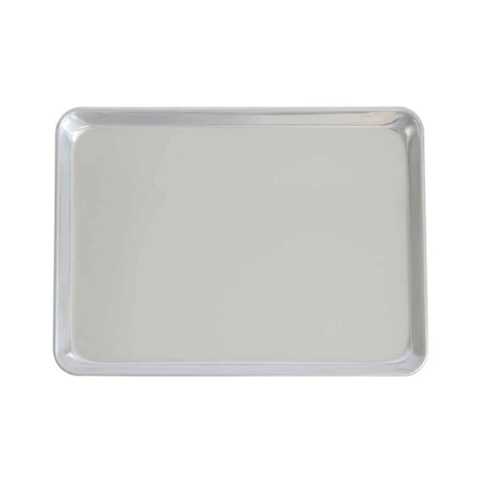 18” x 13” Half-Size Aluminum Sheet Pans - Pack of 12, Commercial Bakeware - Image 1 of 1