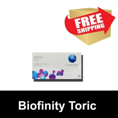Biofinity® toric Cooper- 3!!er Box  Stärke  von -1,00 bis -2,75 - Bild 1 von 4