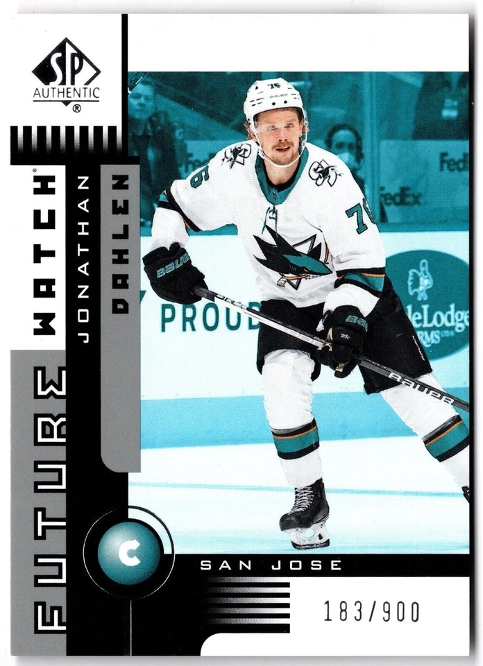 2021-22 UD SP Authentic 2001-02 Retro Future Watch JONATHAN DAHLEN 01FW-DA #/900 - Image 1 of 1