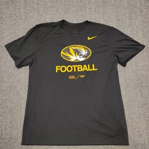 Nike Columbia State Missouri Tigers Shirt Mens XL Black Crew Neck Graphic Print - Picture 1 of 8