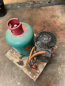 BUTANE SPACE HEATER GAS PROPANE HEATER UNIT WITH GAS BOTTLE (EMPTY) - Picture 1 of 3