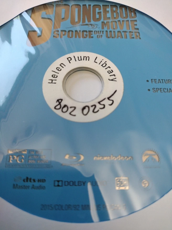 The SpongeBob Movie: Sponge Out of Water (Blu-ray disc only, 2015) Foto 1 de 1