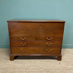 Spectacular Quality Georgian Mahogany Antique Chest - Picture 1 of 7