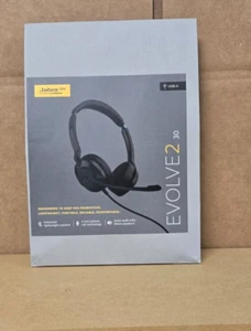 New Sealed Jabra Evolve2 30 USB-A, UC Stereo , Factory Sealed NIB - Afbeelding 1 van 6