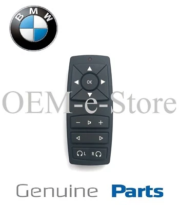 2008 2009 2010 2011 2012 2013 2014 BMW X6 Rear Center Console DVD Remote Control - Image 1 of 3