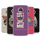 OFFICIAL TOM AND JERRY TYPOGRAPHY ART SOFT GEL CASE FOR MOTOROLA PHONES