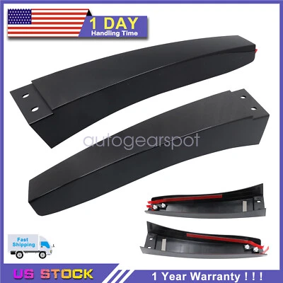 Panel de moldura de puerta pilar-B lado del conductor y del pasajero para par Volkswagen Jetta 11-18 Foto 1 de 4