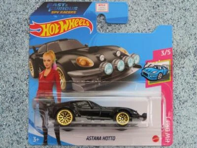 Hot Wheels 2021 #098/250 ASTANA HOTTO black Fast Furious spy racers @D - Image 1 of 2