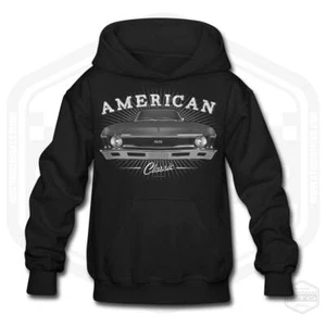 Children's 1969 Chevrolet Nova American Muscle Car Hoodie - Picture 1 of 19