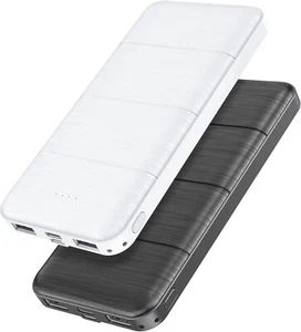 🔥🔥2 Pack 15000mAh Dual USB Portable Power Bank Output 5V3.1A Fast Charging🔥🔥 - Picture 1 of 6