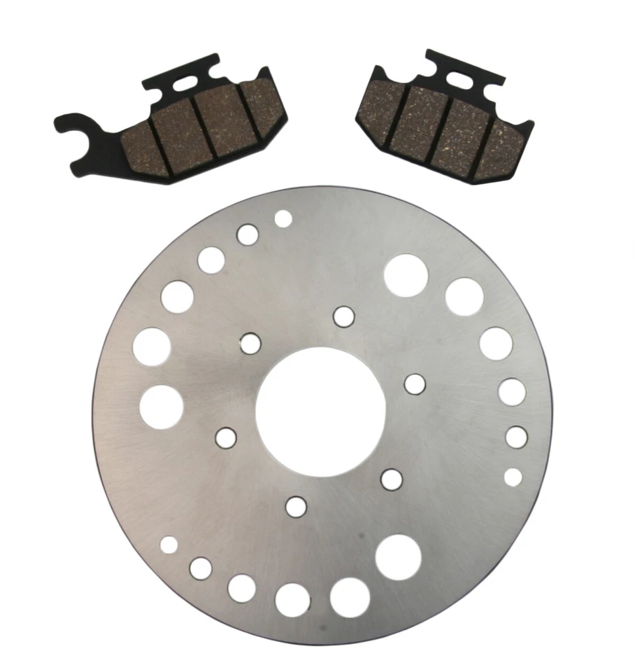 Rotor de freio a disco traseiro e pastilhas semi-metálicas para Yamaha Rhino 660 e Rhino 450 - Imagem 1 de 1